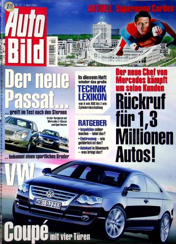 Deckblatt Auto Bild (13/2005)